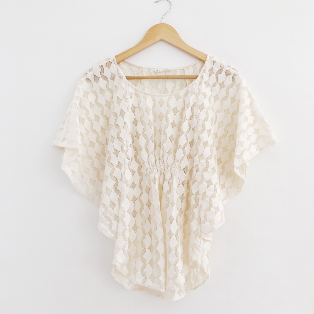 Anthropology Lace Top